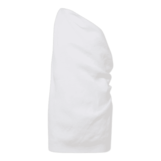 Petra One-Shoulder Linen Top