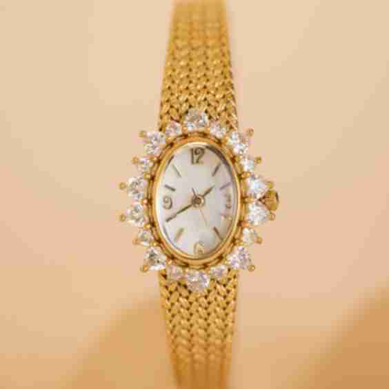 Pave Heart Timepiece