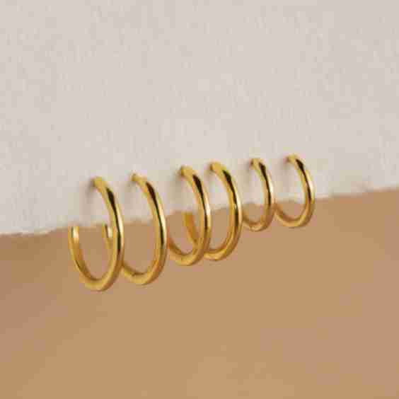 Mini Bold Hoops