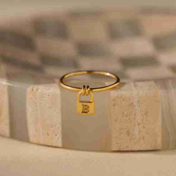 Initial Padlock Drop Ring