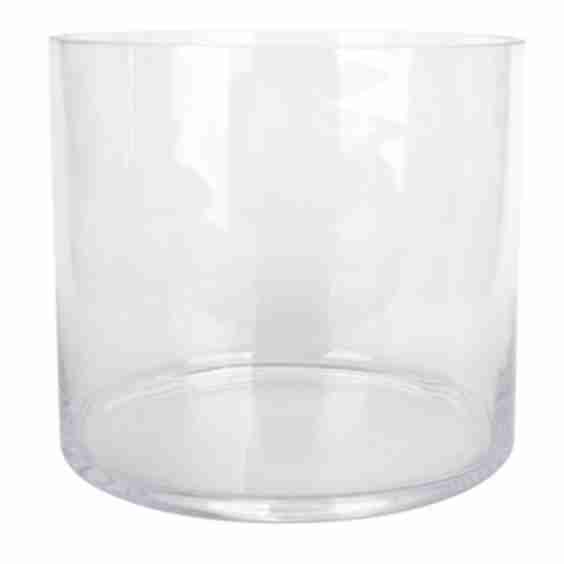 Clear Class Vase 7"