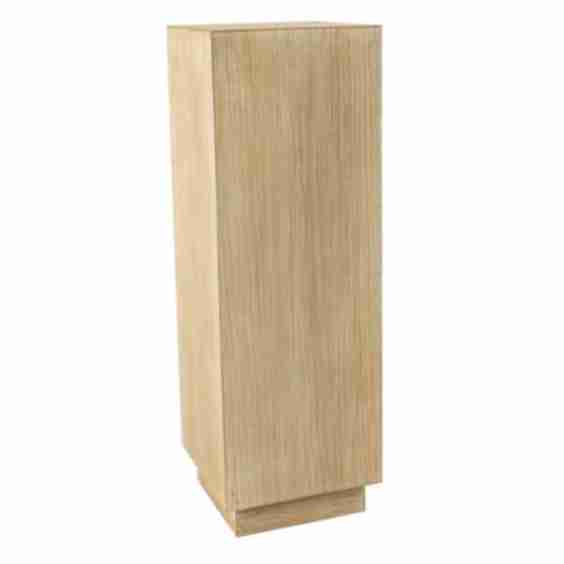 Natural Wood Pedestal, 30"