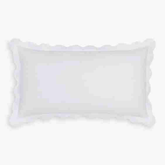 Scalloped King Pillow Sham
