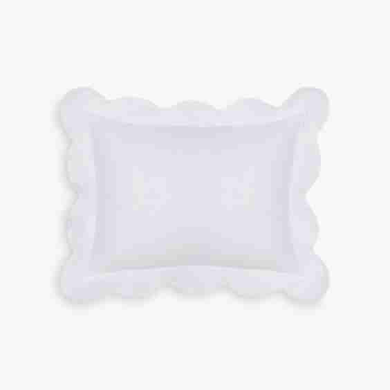 Scalloped Boudoir Pillow Sham