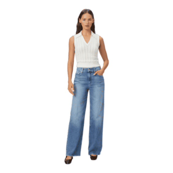 Sasha 32 Inch Wide Leg Jean