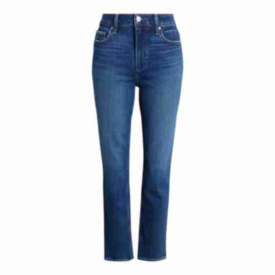 Cindy High Waist Ankle Straight Leg Jeans