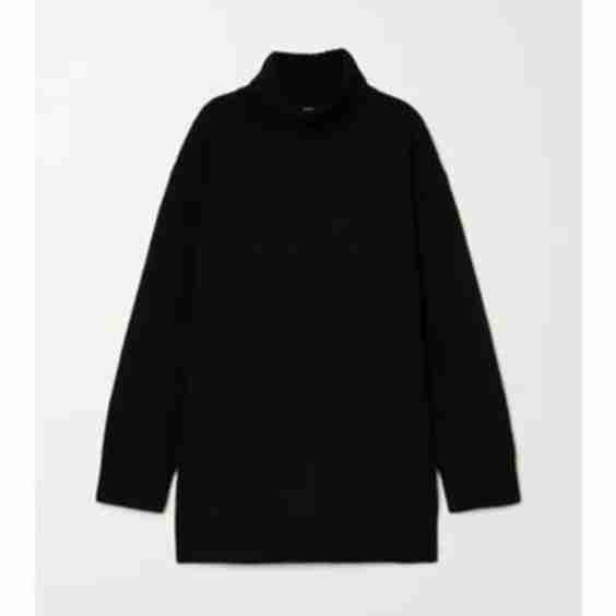 Zip-Detailed Wool Turtleneck Sweater