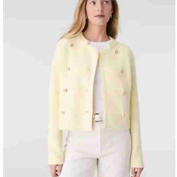 Double Breasted Sweater Jacket