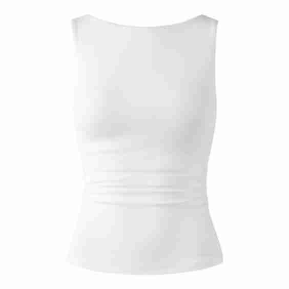 Plantive Elastic Open Back Brami Tank