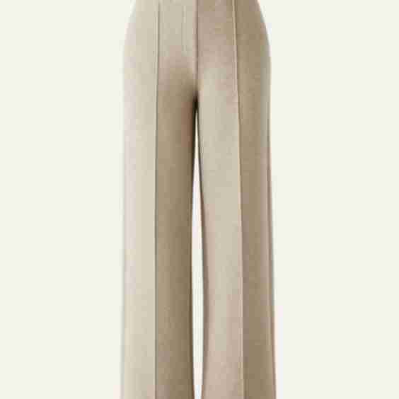 FuzzLuxe High Waisted Straight Leg Pull On Pant