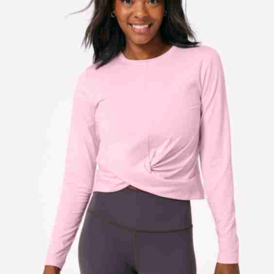 Workit Twist Front Long Sleeve