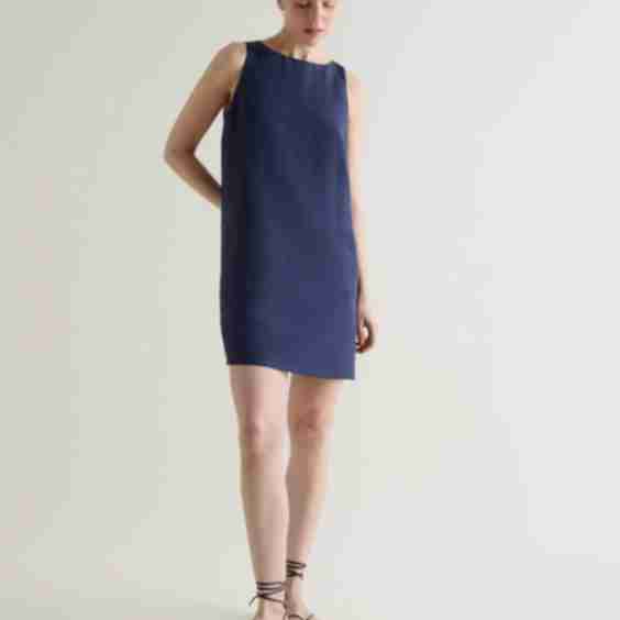 Women's Future-Linen Classic Mini Dress