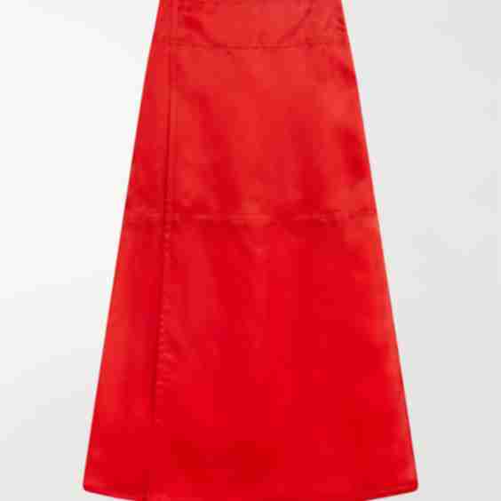Silk Organza Panelled Skirt
