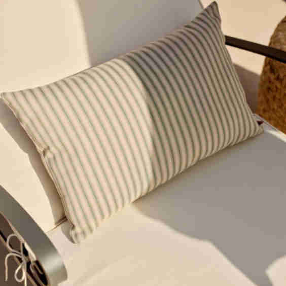 Fine Stripe Outdoor Bolster Cushion