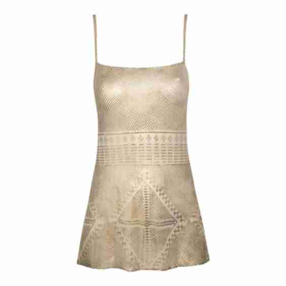 1920's Egyptian White Mini Dress