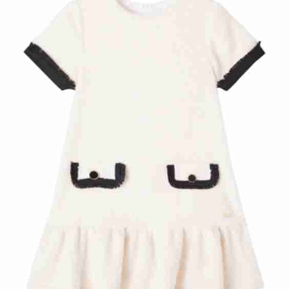 Fringed Fleece Dress
