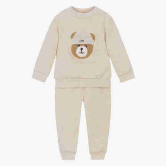 Marl Cotton Jersey Teddy Tracksuit