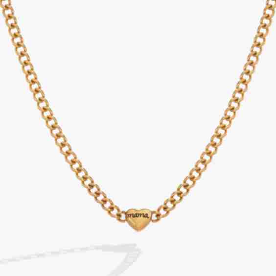 Mama Curb Chain Necklace