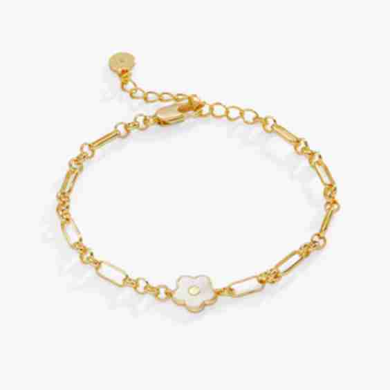 Daisy Charm Chain Bracelet
