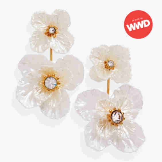 New York Botanical Garden 2-In-1 Poppy Statement Earrings