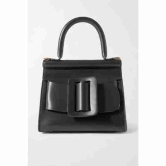 Karl 19 Mini Buckled Leather Tote 