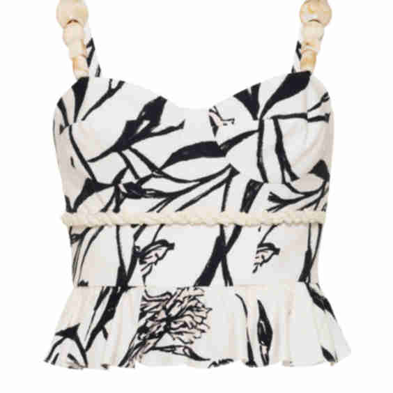 Iris Peplum Top