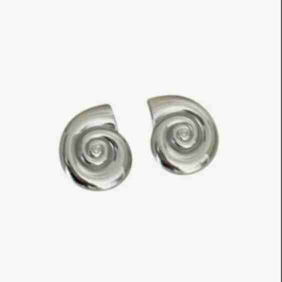 Sardinia Spiral Snail Shell Earrings