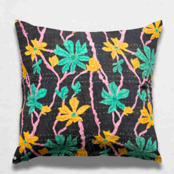 Vintage Sari Pillow Pair
