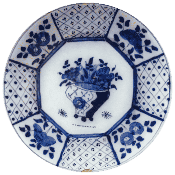 Delft #1 10" Round Plate