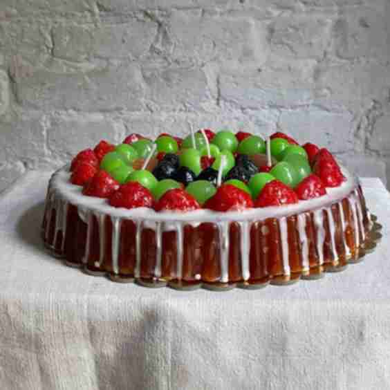 Strawberry Fruit Pie Candle