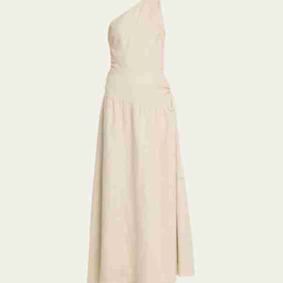 Dorsay Linen Corded Maxi Dress