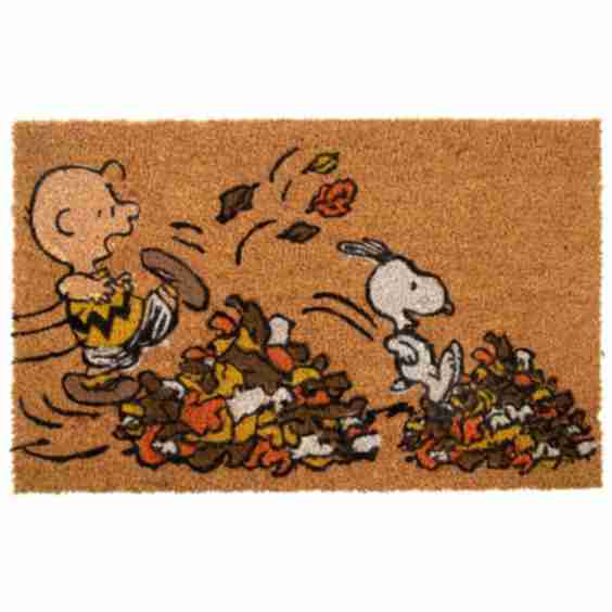 Peanuts Leaf Pile Coir Doormat