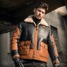 Shearling leather