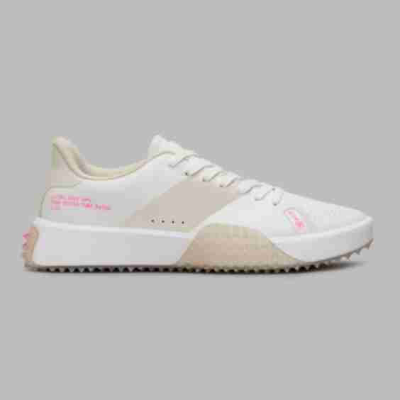 Saddle Stripe Kiltie Golf Shoe