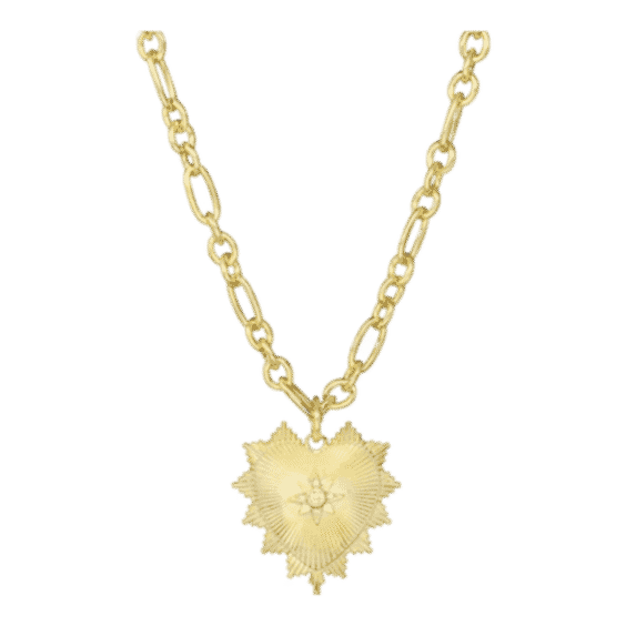 Nova Bursting Heart Necklace