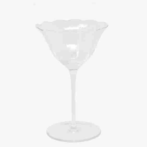 Wavy Coupes Set of 2 Cocktail Glasses