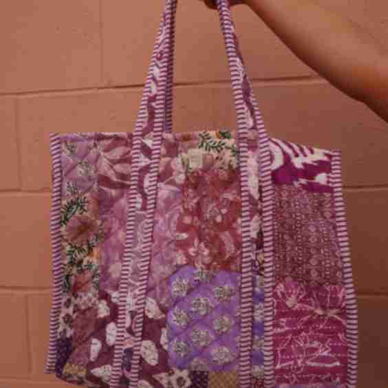 Daphne Quilted Tote Bag