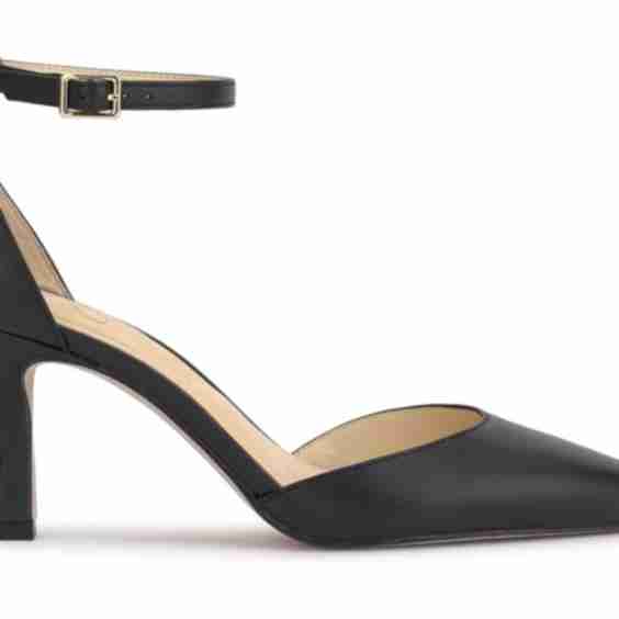 Foxena Pointed Toe Ankle Strap Pump