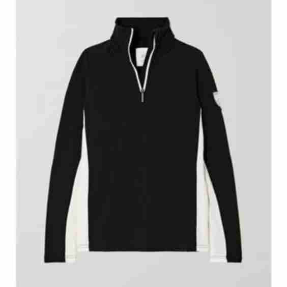Voss Merino Wool-Blend Piqué Top