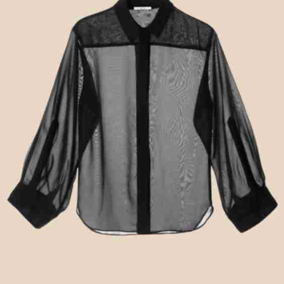 Tate Bell Sleeve Chiffon Shirt