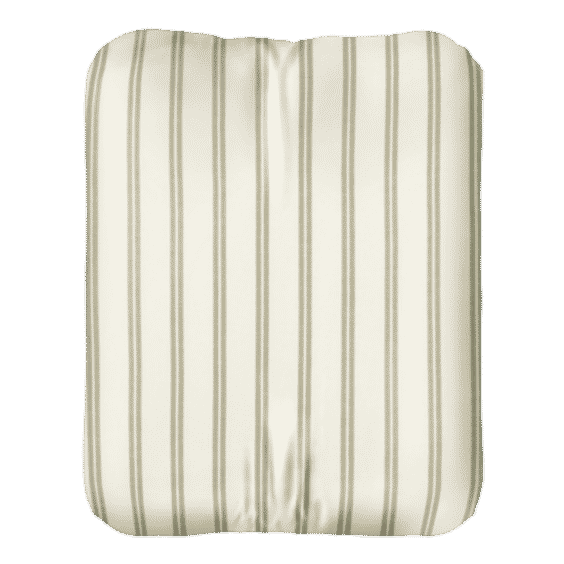 Narrow Stripe Classic Cool Cotton Percale Fitted Bed Sheet 