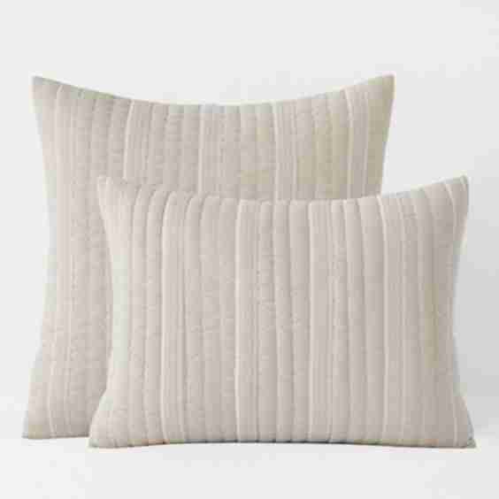 Stripe Quilted Sham