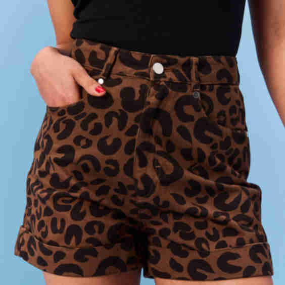 Short Carlotta Leopard