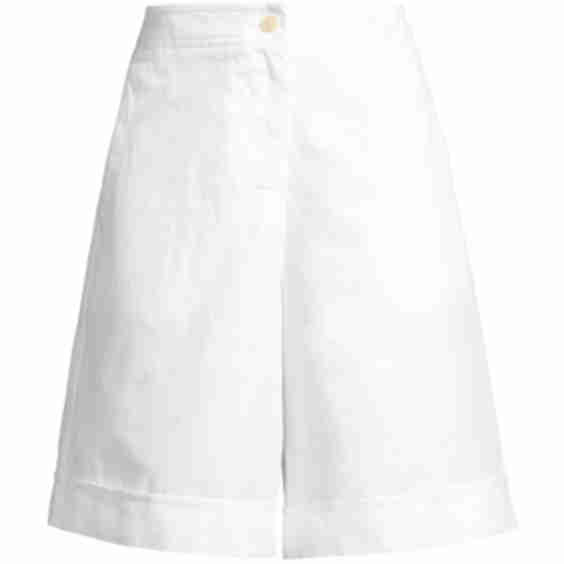 Cotton-Linen Bermuda Shorts