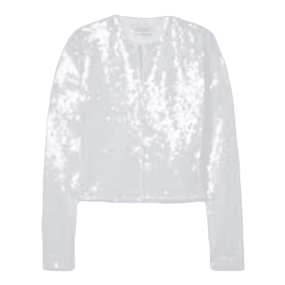 Keid Cropped Sequined Tulle Top