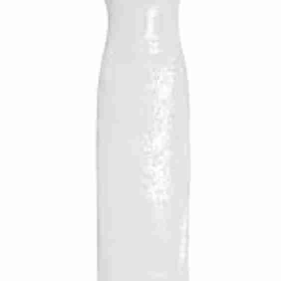 Mira Sequined Tulle Maxi Dress