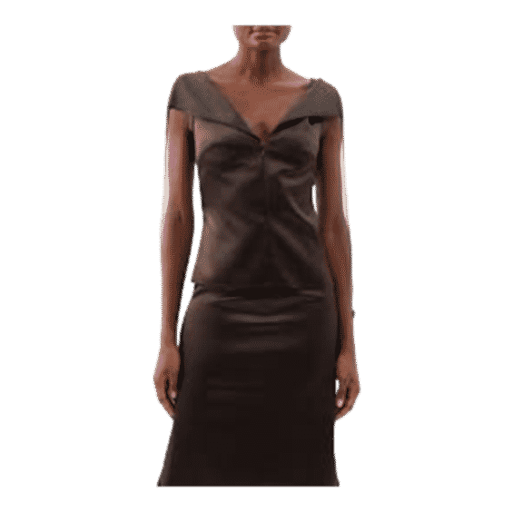 Prue Draped Satin Top