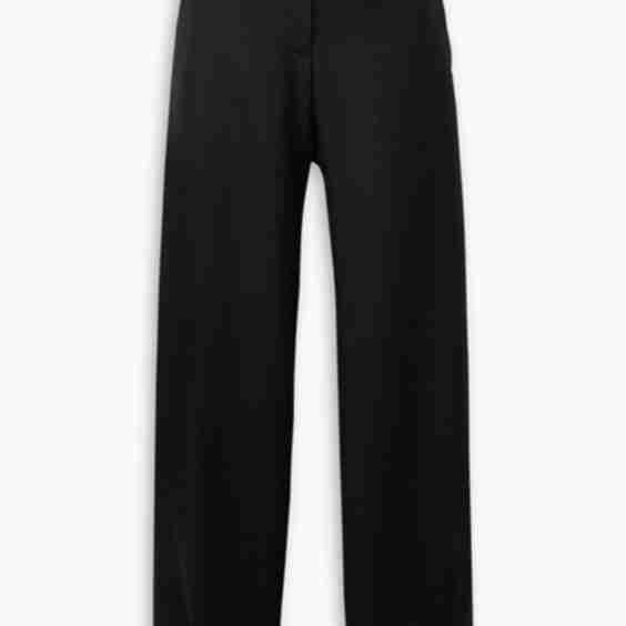 Vante Wool-twill Straight-leg Pants