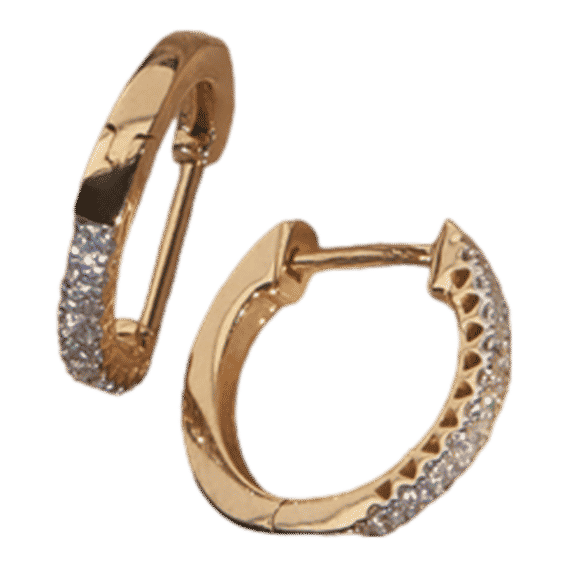 The Dreamy Diamond Hoops