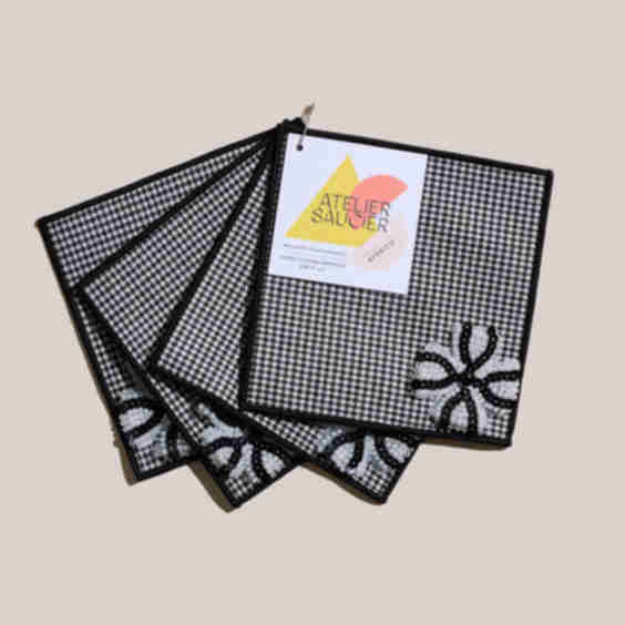 Fleur Royale Cocktail Napkins | Set of 4